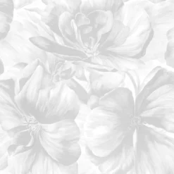 Tapetti Decor Maison Belle 5339-1, non-woven, ruusu, romanttinen, vaalea/harmaa
