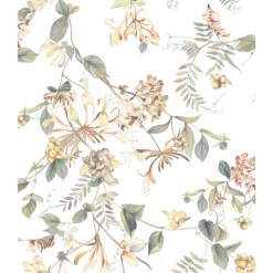 Tapetti Flora köynnös, vinyylipinta, eri värejä