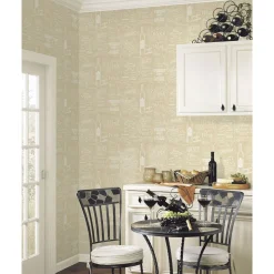 Tapetti Galerie Kitchen Elements CK36632, teksti, vintage, beige