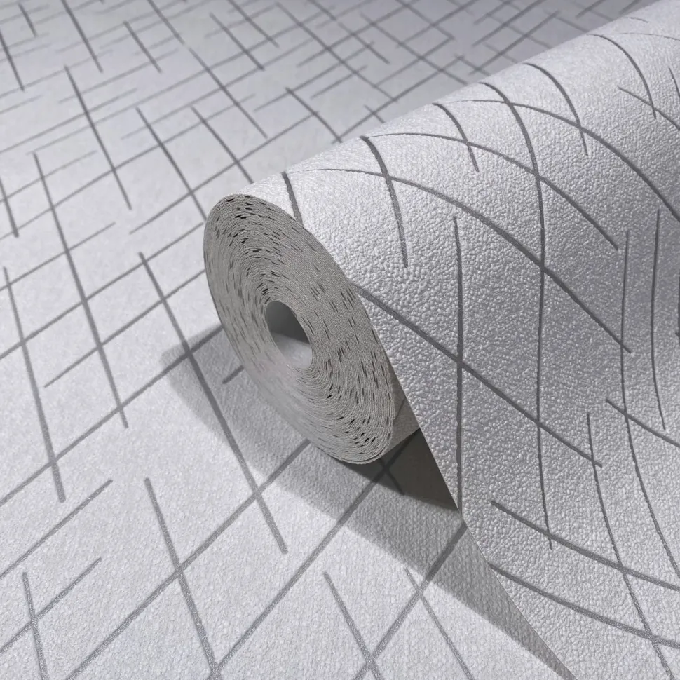 Tapetti Marburg Kylie, vinyylipinta, kiiltävä, viivat, graafinen/geometrinen, moderni