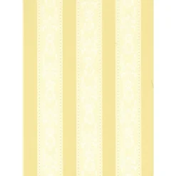 Tapetti Sandudd Isoäidin aikaan 4831-4, non-woven, ornamentti, raita, keltainen/valkoinen