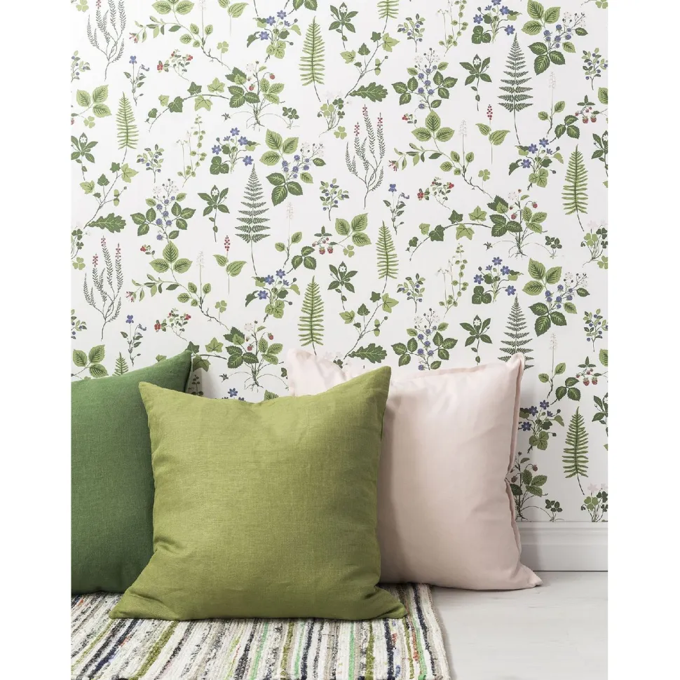 Tapetti Sandudd Metsäpolku 5259-3, 0,53x11,2m, non-woven, romanttinen, vihreä