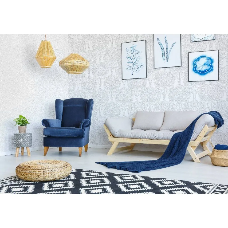 Tapetti Sandudd Rolleri 11 2967-2, 0.53x11.2m, pilkullinen, hopea