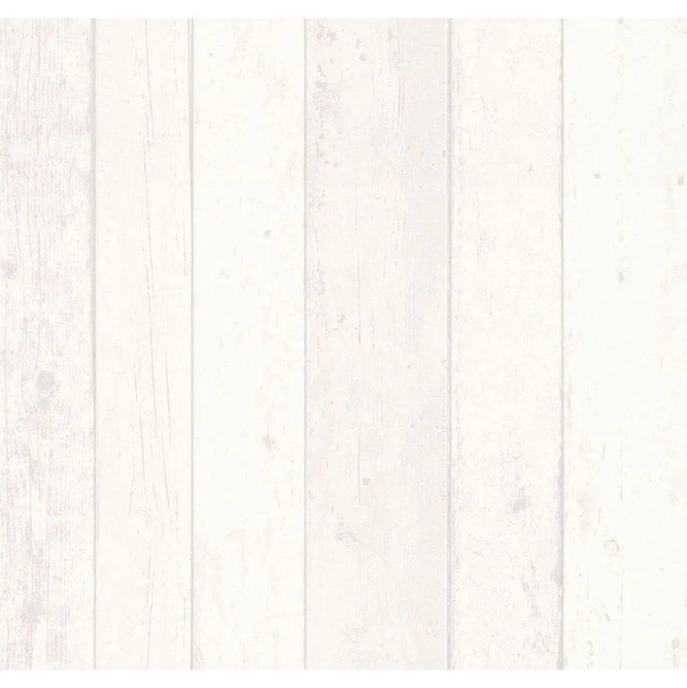 Tapetti A.S. Creation Best of Wood'n Stone II B T5046, puujäljitelmä, valkoinen