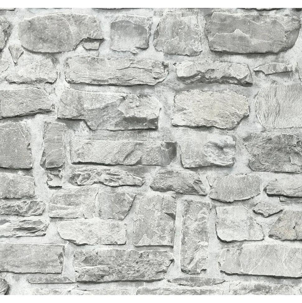 Tapetti A.S. Creation Best of Wood'n Stone II C 363701, harmaa