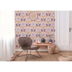 Tapetti A.S. Creations Retro chic, 39530-4, vintage, keltainen