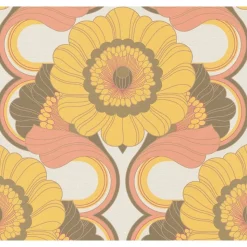 Tapetti A.S. Creations Retro chic, 39530-4, vintage, keltainen
