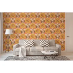 Tapetti A.S. Creations Retro chic, 39530-4, vintage, keltainen