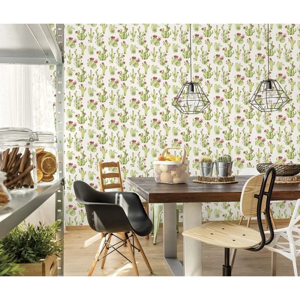 Tapetti Galerie Kitchen Elements CK36630, vihreä