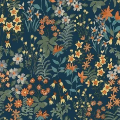 Tapetti Grandeco Arcadia A70903, non-woven, vinyylipinta, sininen