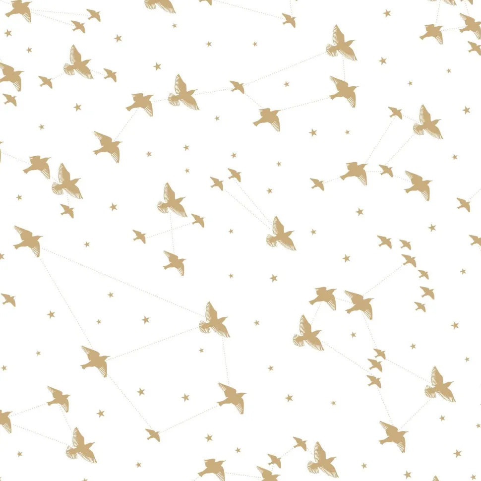 Tapetti Mini Moderns Star-ling, non-woven, vaaleansininen