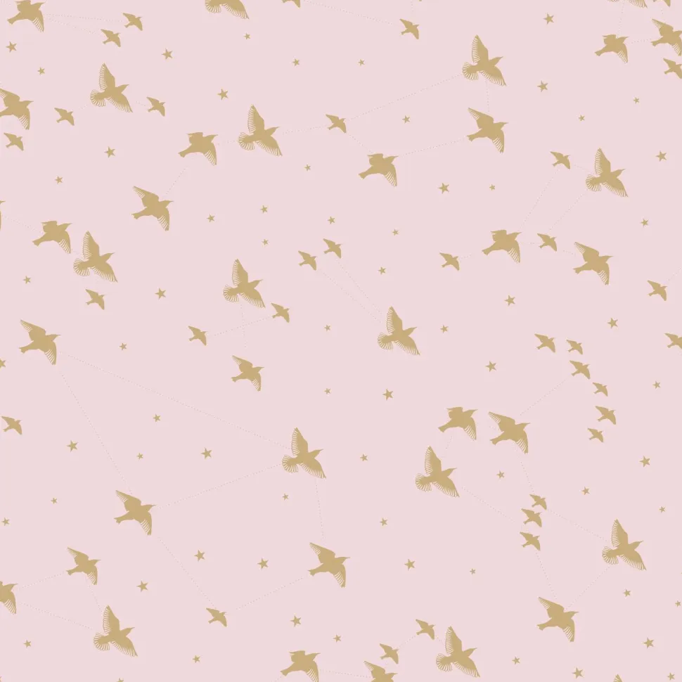 Tapetti Mini Moderns Star-ling, non-woven, vaaleansininen