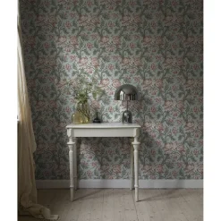 Tapetti Sandberg Amelia, non-woven, maalaisromanttinen, indigonsininen