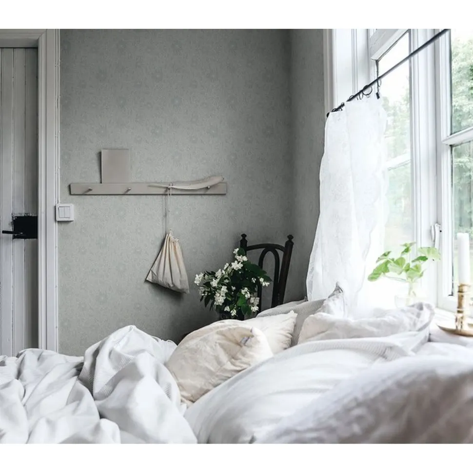 Tapetti Sandberg Anton, non-woven, kukka, maalaisromanttinen, sininen