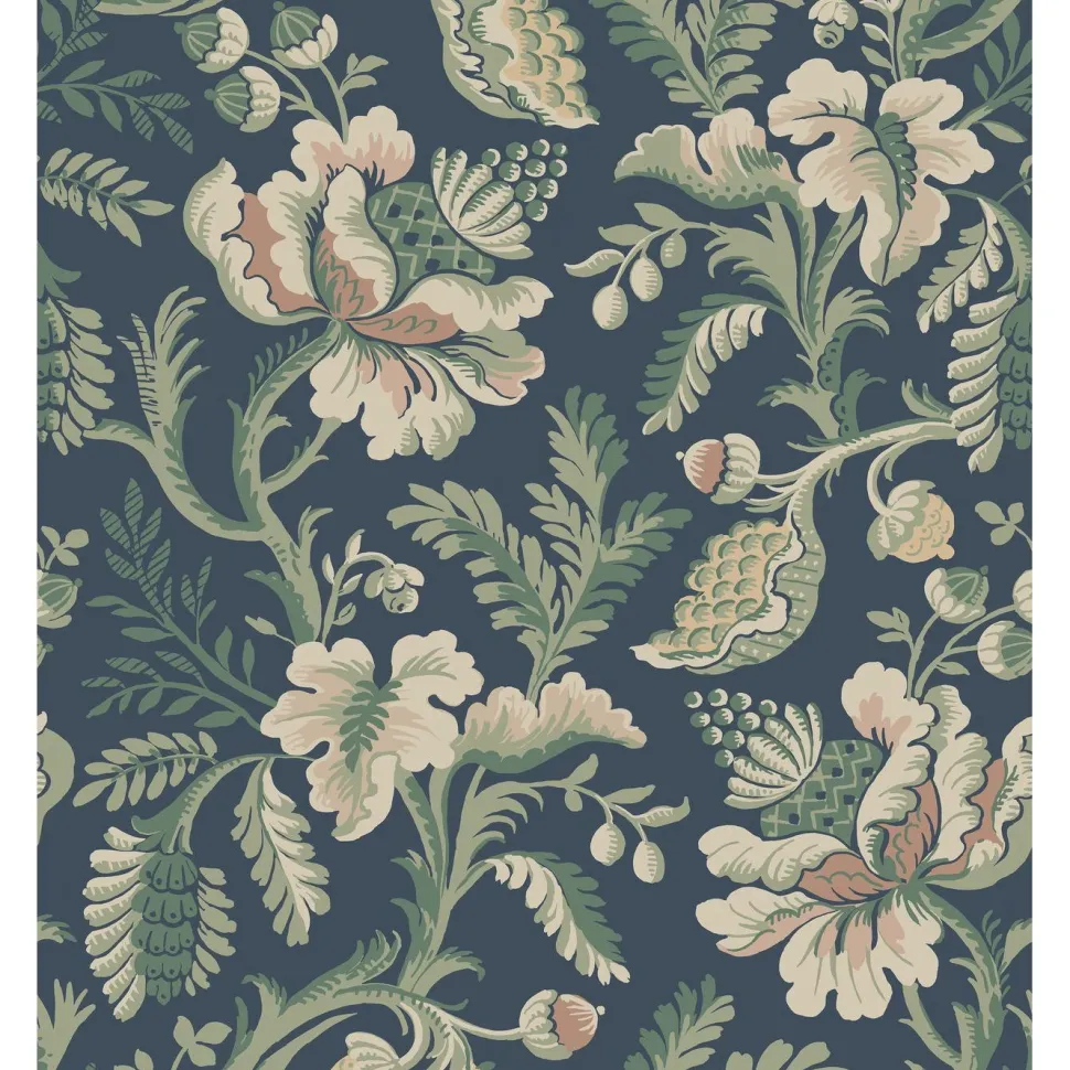 Tapetti Sandberg Daphne, non-woven, kukka, maalaisromanttinen, pastelli
