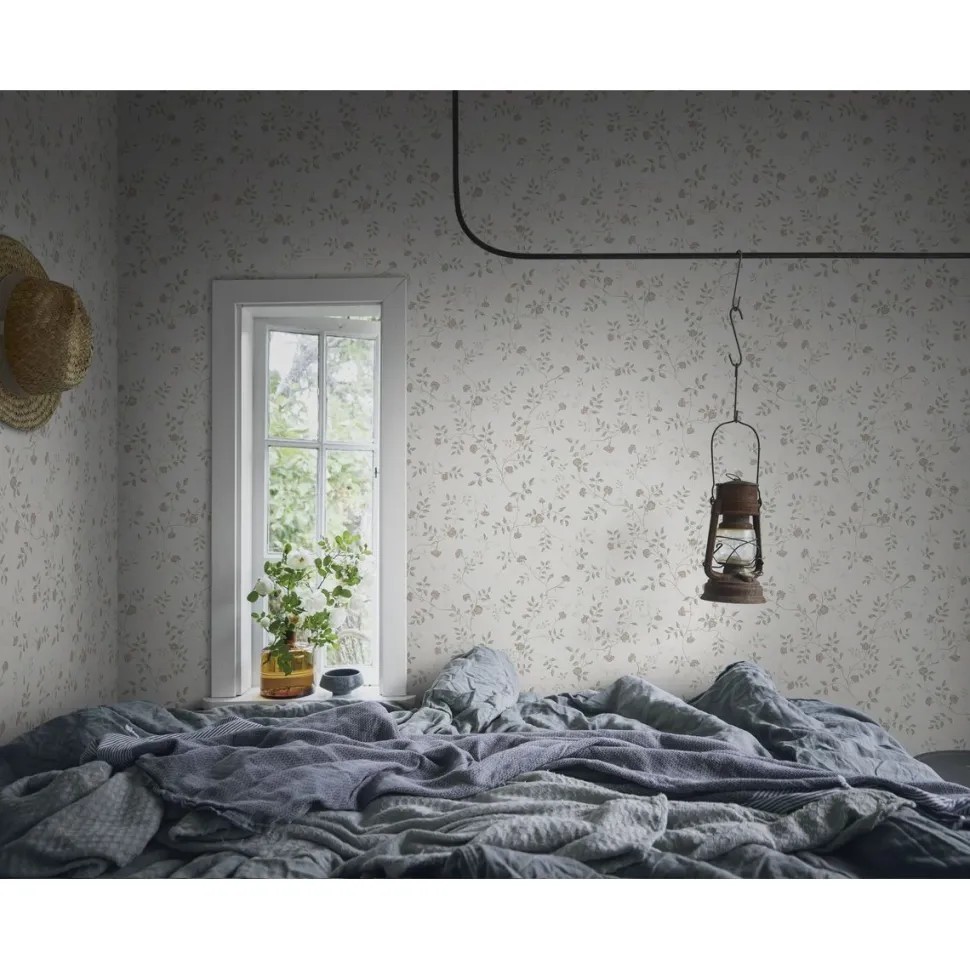 Tapetti Sandberg Henny, non-woven, romanttinen, vaalea