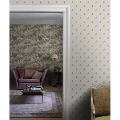 Tapetti Sandberg Mimi, non-woven, romanttinen, indigonsininen