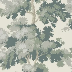 Tapetti Sandberg Raphaël 444-11, non-woven, kasvi, valkoinen