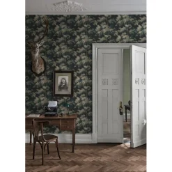 Tapetti Sandberg Raphaël 444-11, non-woven, kasvi, valkoinen