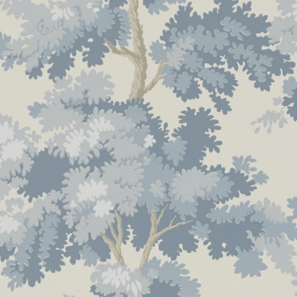 Tapetti Sandberg Raphaël 444-11, non-woven, kasvi, valkoinen