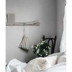 Tapetti Sandberg Ruta, non-woven, ruutu, vaaleanvihreä