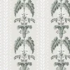 Tapetti Sandberg Sophie, non-woven, kasvi, ornamentti, vihreä