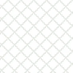 Tapetti Sandberg Trellis, non-woven, kasvi, harmaa