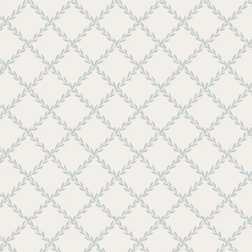 Tapetti Sandberg Trellis, non-woven, kasvi, harmaa