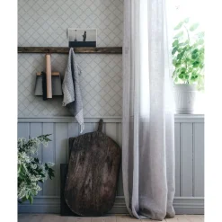 Tapetti Sandberg Trellis, non-woven, kasvi, harmaa