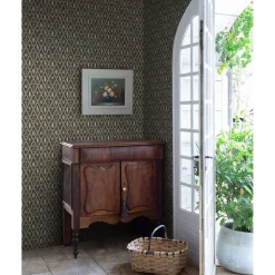 Tapetti Sandberg Turtledove, non-woven, ornamentti, indigonsininen