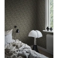 Tapetti Sandberg Turtledove, non-woven, ornamentti, indigonsininen
