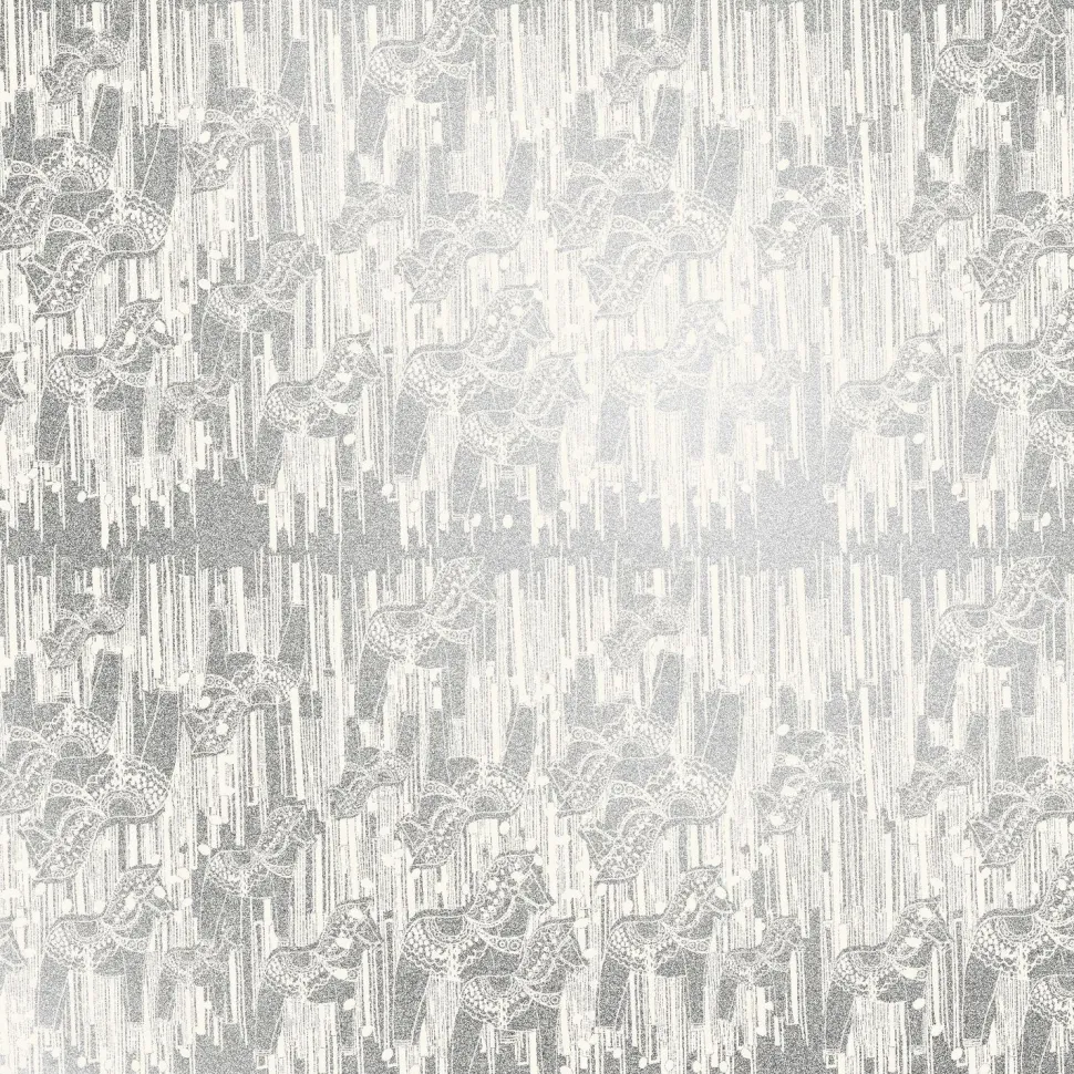 Tapetti Sandudd Ivana Helsinki Karuselli 5425-3, hopea/valkoinen, non-woven