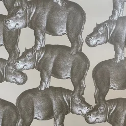 Tapetti Studio Lisa Bengtsson Hippo, non-woven, beige