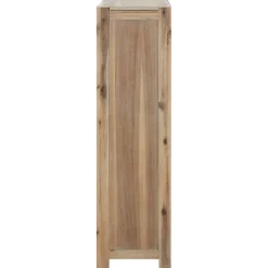 3-tasoinen kirjahylly 80x30x80 cm akaasiapuu