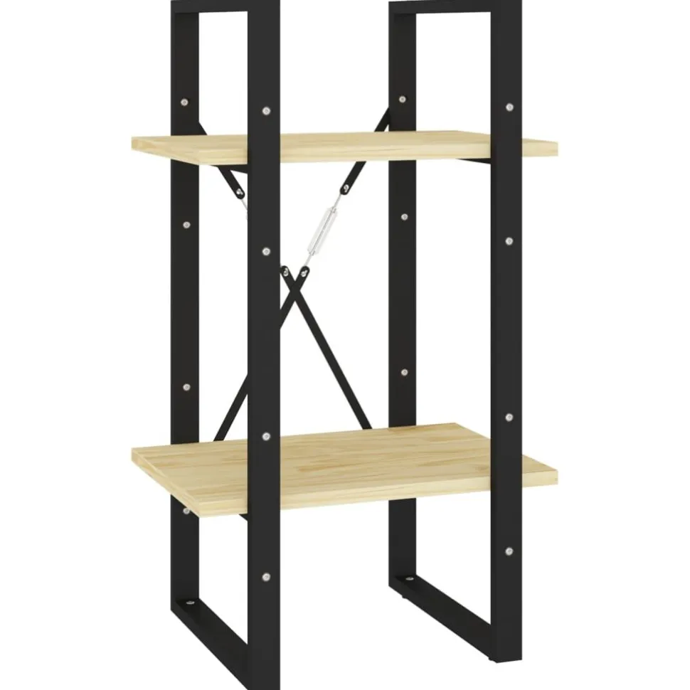 5-tasoinen kirjahylly 40x30x175 cm mänty