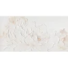 Taulu Home4You 60x120 cm, valkoiset terälehdet, beige