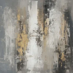 Taulu Home4You 120x120 cm, abstrakti aamu, monivärinen
