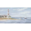 Taulu majakka Home4You 60x120 cm, sininen