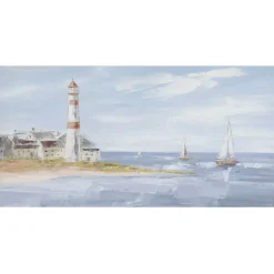 Taulu majakka Home4You 60x120 cm, sininen