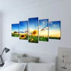Taulusarja auringonkukka 200 x 100 cm