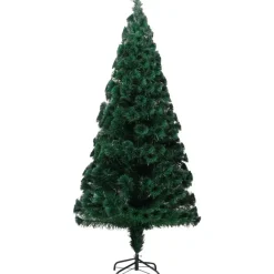 Tekojoulukuusi jalustalla, vihreä, 210cm, PVC