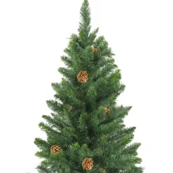 Tekojoulukuusi kävyillä, vihreä, 210cm