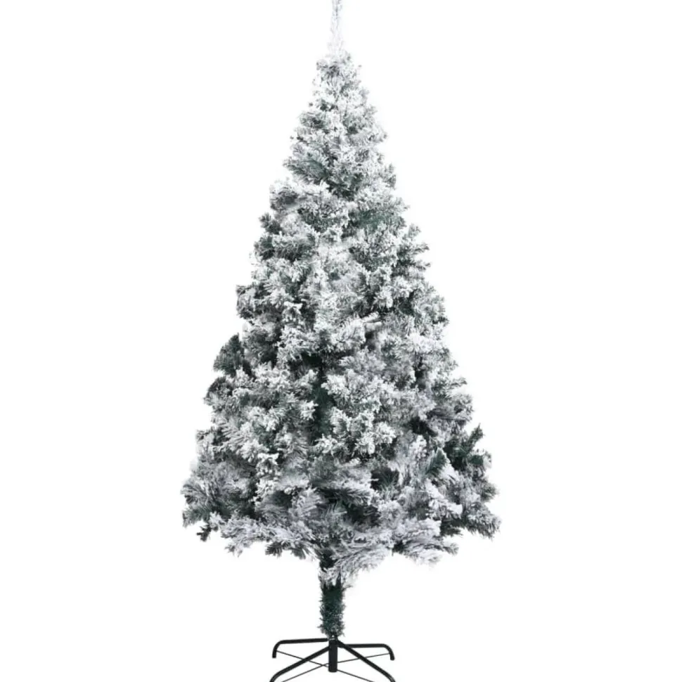 Tekojoulukuusi lumihuurteella, vihreä, 240cm, PVC