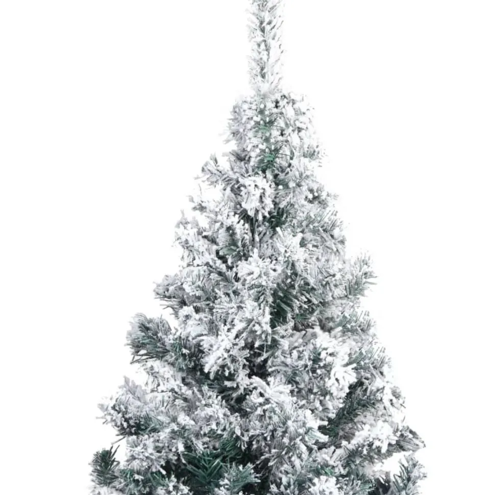 Tekojoulukuusi lumihuurteella, vihreä, 240cm, PVC