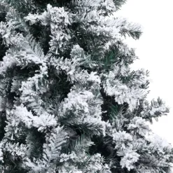 Tekojoulukuusi lumihuurteella, vihreä, 240cm, PVC