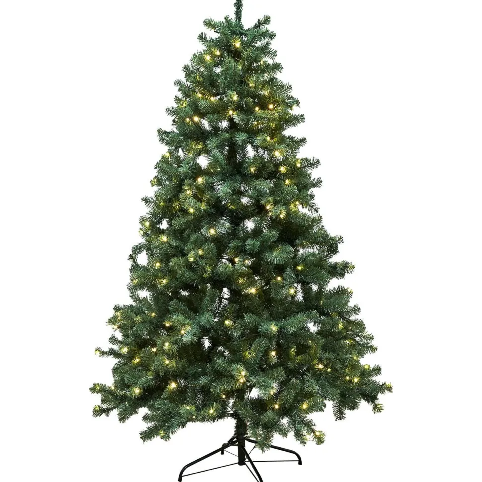 Tekojoulukuusi Nordic Winter Aske 180cm PVC LED-valoilla
