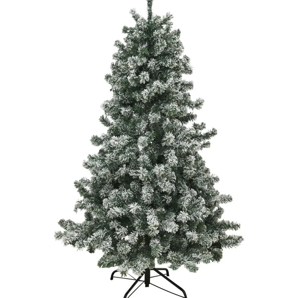 Tekojoulukuusi Nordic Winter Frost 180cm PVC LED-valoilla lumipeitteellä