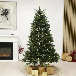Tekojoulukuusi Nordic Winter Lifa 260cm PE/PVC LED-valoilla ja latvatähdellä