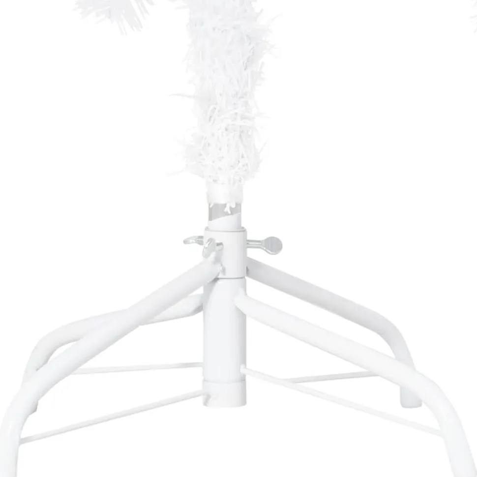 Tekojoulukuusi paksuilla oksilla, valkoinen, 180cm, PVC