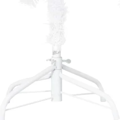 Tekojoulukuusi paksuilla oksilla, valkoinen, 240cm, PVC